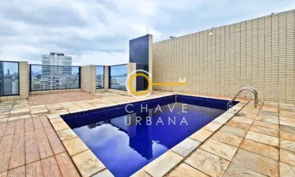 Cobertura com 2 dormitórios à venda, 235 m² por R$ 2.980.000,00 - Pompéia - Santos/SP