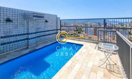 Cobertura com 2 dormitórios à venda, 189 m² por R$ 950.000,00 - Embaré - Santos/SP