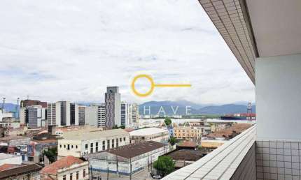 Sala, 60 m² - venda por R$ 365.000,00 ou aluguel por R$ 3.318,45/mês - Centro - Santos/SP