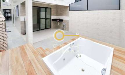 Sobrado com 3 dormitórios à venda, 125 m² por R$ 1.650.000,00 - Boqueirão - Santos/SP