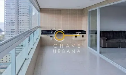 Apartamento com 3 dormitórios à venda, 147 m² por R$ 1.755.000,00 - Canto do Forte - Praia Grande/SP