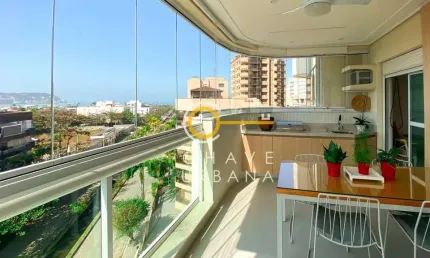 Apartamento com 4 dormitórios à venda, 180 m² por R$ 1.270.000,00 - Enseada - Guarujá/SP