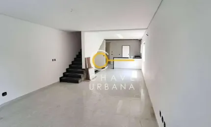 Casa Sobreposta Alta  com 4 dormitórios à venda por R$ 1.600.000 - Embaré - Santos/SP