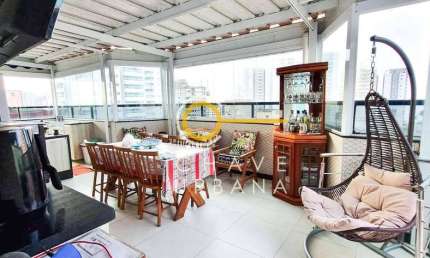 Cobertura com 3 dormitórios à venda, 115 m² por R$ 650.000 - Vila Caiçara - Praia Grande/SP