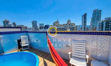 Cobertura com 3 dormitórios à venda, 263 m² por R$ 1.600.000,00 - Embaré - Santos/SP