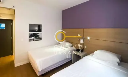 Apartamento com 1 dormitório à venda, 27,51 m² por R$ 390.950 - Gonzaga - Santos/SP