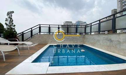 Cobertura com 4 dormitórios à venda, 348 m² por R$ 4.240.000,00 - Aparecida - Santos/SP