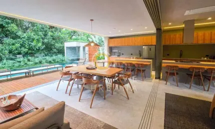 Casa com 4 suítes porteira fechada à venda com porteira fechada, 395 m² por R$ 14.900.000 - Riviera de São Lourenço - Bertioga/SP
