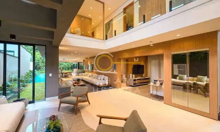 Casa com 5 suítes e porteira fechada à venda, 475 m² por R$ 14.900.000,00 - Riviera Módulo 11 - Bertioga/SP