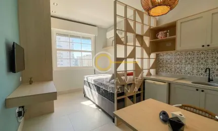 Studio com 1 dormitório à venda, 28 m² por R$ 340.000,00 - Ponta da Praia - Santos/SP