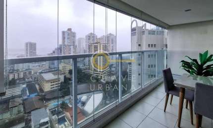 Apartamento com 1 dormitório para alugar, 49 m² por R$ 4.900,02/mês - Ponta da Praia - Santos/SP