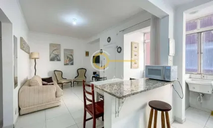Apartamento com 2 dormitórios à venda, 66 m² por R$ 399.000,00 - Gonzaga - Santos/SP