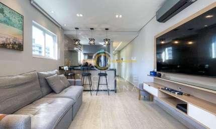 Loft com 1 dormitório, 49 m² - venda por R$ 690.000,00 ou aluguel por R$ 4.600,00/mês - Gonzaga - Santos/SP