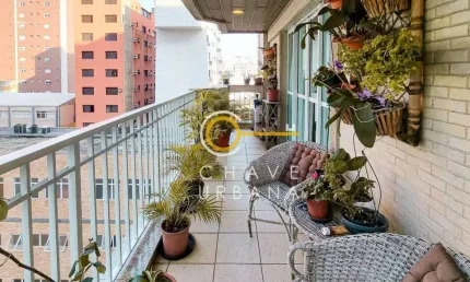 Apartamento com 3 suítes à venda, 159 m² por R$ 1.650.000 - Vila Rica - Santos/SP