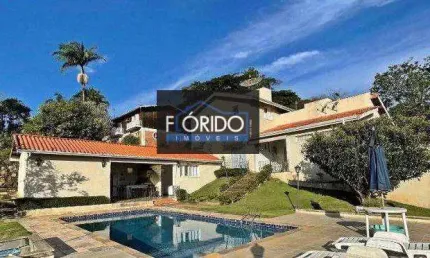 Casa em Condomínio para Venda em Atibaia, Condomínio Flamboyant, 5 dormitórios, 2 suítes, 3 banheiros, 7 vagas
