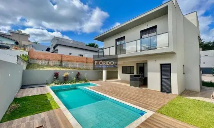 Casa em Condomínio para Locação em Atibaia, Condomínio Terras De Atibaia I, 3 dormitórios, 3 suítes, 3 banheiros, 2 vagas