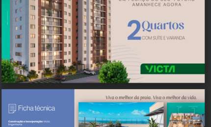 Apartamento com 2 quartos à venda na Praia do Futuro, Fortaleza 