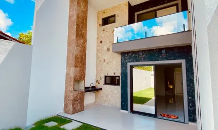 Duplex  nova - eusébio - acabamento espetacular. localização também.