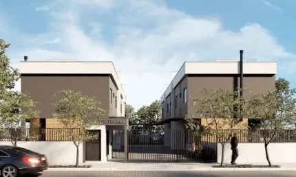 Casa em condomínio fechado com 3 quartos à venda na Abílio Roldão Garcia, 49, Nova Palhoça, Palhoça, 99 m2 por R$ 609.096