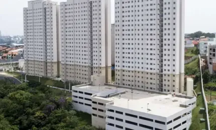 Apartamento com 3 quartos à venda na Rua Pedro Galvano, 8, Parque São Vicente, Mauá, 57 m2 por R$ 643.056