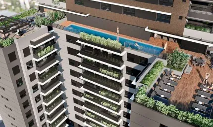 Apartamento com 2 quartos à venda na rua comendador joão gabriel, 157, mirandópolis, são paulo, 48 m2 por r$ 590.978