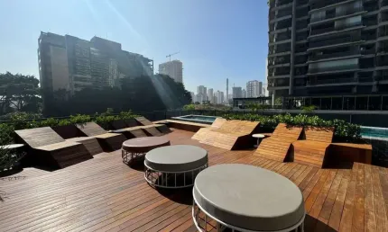 Apartamento com 2 quartos à venda na avenida roque petroni júnior, 630, jardim das acacias, são paulo, 80 m2 por r$ 1.498.000