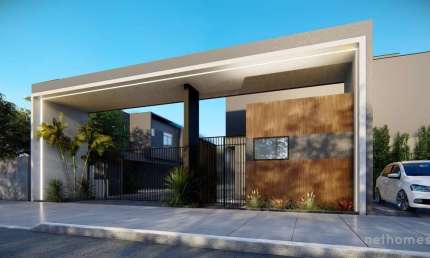 Casa em condomínio fechado com 3 quartos à venda na do Xerelete, 134, Jardim Atlântico, Goiânia, 135 m2 por R$ 1.040.037