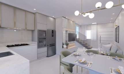 Casa em condomínio fechado com 2 quartos à venda na Conceição de Itanhaem, 2450, Jardim Coronel, Itanhaém, 82 m2 por R$ 340.000
