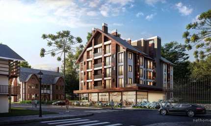 Apartamento com 2 quartos à venda na Rua Tristão Oliveira, 400, Centro, Gramado, 74 m2 por R$ 1.277.467
