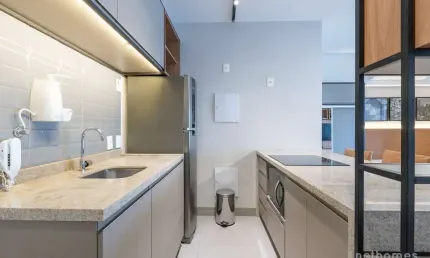 Apartamento com 1 quarto à venda na rua vieira de morais, 1936, campo belo, são paulo, 40 m2 por r$ 600.000