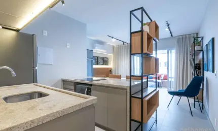Apartamento com 1 quarto à venda na rua vieira de morais, 1936, campo belo, são paulo, 40 m2 por r$ 600.000