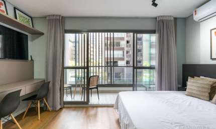 Apartamento com 1 quarto à venda na Rua Getúlio Soares da Rocha, 135, Jardim das Acacias, São Paulo, 32 m2 por R$ 598.000