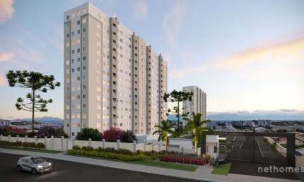 Apartamento com 2 quartos à venda na Rodovia BR-116, 18727, Pinheirinho, Curitiba, 44 m2 por R$ 349.990