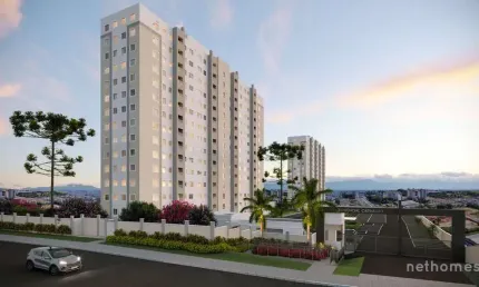 Apartamento com 2 quartos à venda na Rodovia BR-116, 18727, Pinheirinho, Curitiba, 36 m2 por R$ 332.990