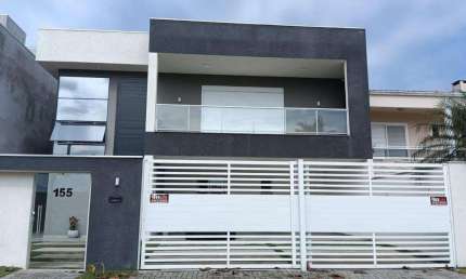 Casa em condomínio fechado com 6 quartos à venda na Alemanha, 155, Balneário Gaivotas, Matinhos, 411 m2 por R$ 2.400.000