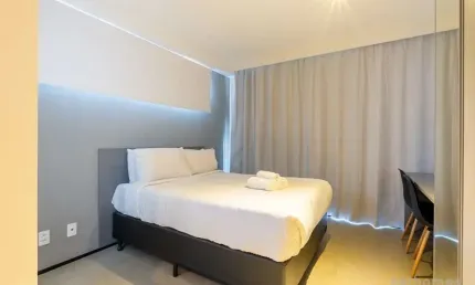 Apartamento com 1 quarto à venda na Avenida dos Imarés, 288, Indianópolis, São Paulo, 27 m2 por R$ 499.000