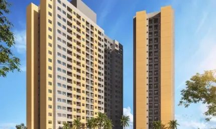 Apartamento com 2 quartos à venda na Estrada Municipal Walter Steurer, 1825, Chácara Pavoeiro, Cotia, 58 m2 por R$ 432.692