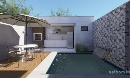Casa em condomínio fechado com 2 quartos à venda na Conceição de Itanhaem, 2450, Jardim Coronel, Itanhaém, 82 m2 por R$ 340.000
