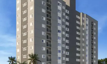Apartamento com 2 quartos à venda na Fazenda Viaduto, 2050, Fazenda Aya, Suzano, 43 m2 por R$ 274.990