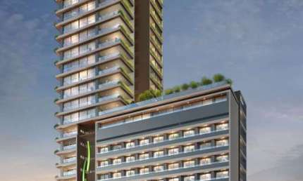 Apartamento com 1 quarto à venda na Avenida Sabiá, 752, Moema, São Paulo, 21 m2 por R$ 570.012