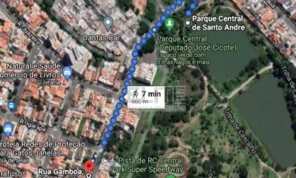 Terreno à venda na Rua Gamboa, 200, Paraíso, Santo André