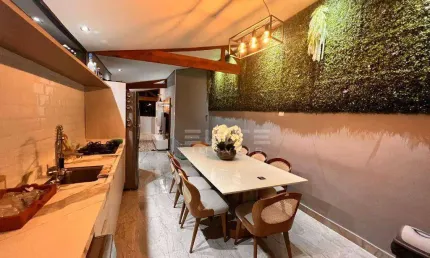 Cobertura com jacuzzi 3 dormitórios à venda, 173 m² por R$ 949.900 - Vila Bastos - Santo André/SP