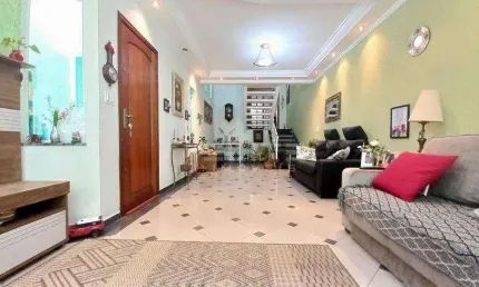 Casa com 4 quartos à venda na Rua Regente Feijó, 625, Vila Assunção, Santo André