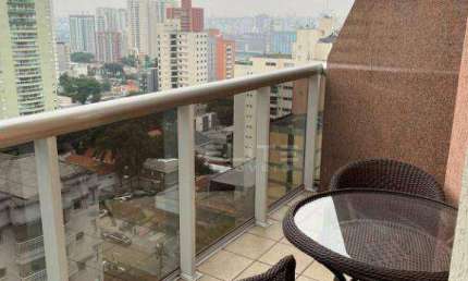 Apartamento com 1 dormitório para alugar, 86 m² por R$ 5.332,25/mês - Jardim - Santo André/SP
