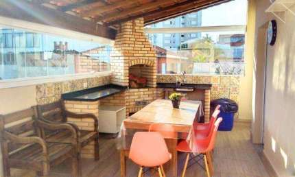 Cobertura com 2 dormitórios à venda, 130 m² por R$ 585.000,00 - Vila Valparaíso - Santo André/SP