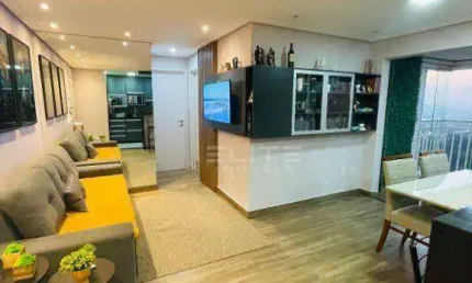 Apartamento à venda, 70 m² por r$ 644.000,00 - vila valparaíso - santo andré/sp