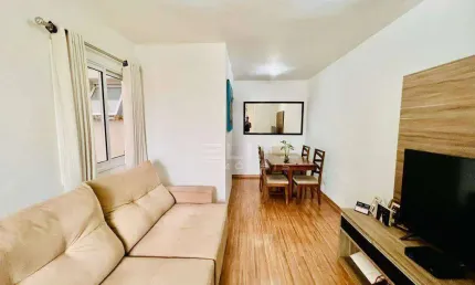 Apartamento com 2 dormitórios à venda, 56 m² por r$ 370.000,00 - vila valparaíso - santo andré/sp
