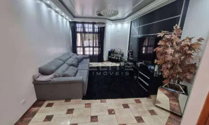 Sobrado com 3 dormitórios para alugar, 299 m² por R$ 7.019,43/mês - Parque Jaçatuba - Santo André/SP