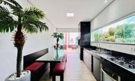 Cobertura com 3 dormitórios à venda, 134 m² por R$ 1.040.000,00 - Vila Valparaíso - Santo André/SP