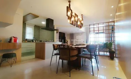 Apartamento duplex com 2 dormitórios à venda, 169 m² por r$ 1.510.000,00 - jardim - santo andré/sp